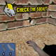 A screenshot of a creepy skull telling the player to fix an electrical socket.